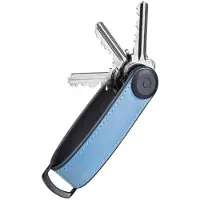 OrbitKey KEY ORGANIZER HYBRID LEATHER LAKE BLU ORBITKEY