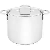 Demeyere 5 Plus Casserole haute 24cm avec couvercle, Poêle + casserole, Argent