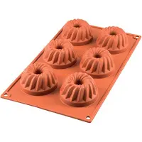 Silikomart Moule Silicone 6 Mini Kougelhopf 7 Cm