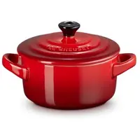 Le Creuset Stoneware Set Of 4 10x5 Cm Saucepan Orange