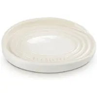 Le Creuset Creuset ova Löffelablage aus Steinzeug Meringue, Organisateurs de cuisine, Beige