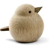 Novoform Figurine en bois - Mama Sparrow - Natural Oak Bois - - UneTaille - Décoration