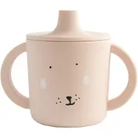 Trixie Baby Tasse d'apprentissage en silicone - Mrs. Rabbit