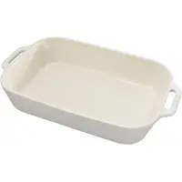 Staub Plat à Four Staub Ceramic Ivoire 34 x 24 cm
