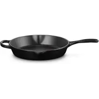 Le Creuset Poêle Le Creuset Haut Rond Skillet Mat Black 26 cm