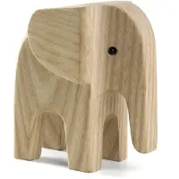 Novoform Figurine en bois - Elephant - Natural Ash - - UneTaille - Décoration