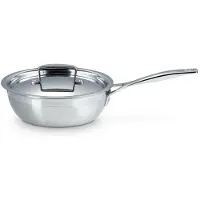 Le Creuset 3-PLY SAUTEUSE 20 CM AH, Poêle + casserole, Argent