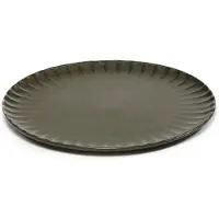 Serax Assiette Plate Serax Inku Tableware Green L 24 cm