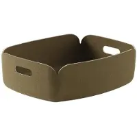 Muuto Restore Plateau Brown Green | 40 x 31 CM | 15.5 x 12.5in