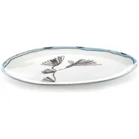 Serax Midnight Flowers Assiette Ovale °2 S | Camelia Aubergine