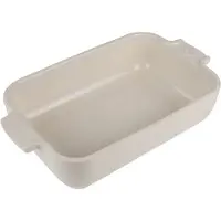 Peugeot Plat à Four Peugeot Rectangulaire Céramique Ecru 22 cm