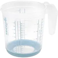Keeeper Verseuse graduée "massimo", 1,0 L, blancá / bleu nordique, Verre mesureur, Blanc