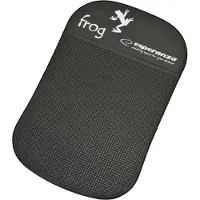 Esperanza Tapis antidérapant Frog - Noir