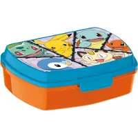 Licens Unisexe Jeune Boîte à sandwich amusante Pokemon Distorsion Lunch Box, Multicolore (Multicolore), Taille unique