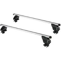 Twinny load Dachregal Set Twinny Aluminium A51 für Audi/BMW/Fiat/Ford/Sitz/Skoda/VW/Volvo (für Autos