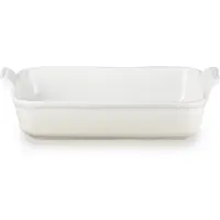 Le Creuset Plat à Gratin Le Creuset Rectangle Meringue 39 x 25.4 cm