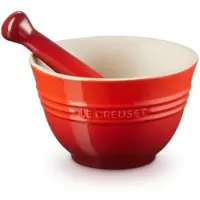 Le Creuset Mortier Le Creuset Aardewerk Rouge Cerise 11,5 cm (0,3L)