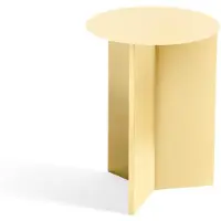 HAY Slit Table Round Ø 35 cm x H 47 cm | Light yellow