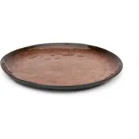 Serax Assiette Plate Serax Pure Tableware By Pascale Naessens Black Brown L 33,6 cm