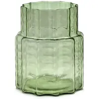 Serax Vase Green Transparent Waves Vase 04