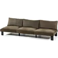 Serax Bench Canapé Extérieur 3 Places Umber