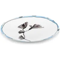 Serax Midnight Flowers Assiette d'Entrée Camelia Aubergine