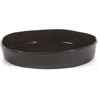 Serax Assiette Creuse Serax La Mère Tableware By Marie Michielssen Dark Brown M 23 cm