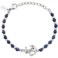 Breil Bracelet 'Soundwave' bleu foncé / argent