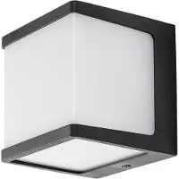 Rabalux Applique murale RENNES LED 10W 4000K IP54 plastique anthracite, plastique blanc H:10.5cm L:10.5cm