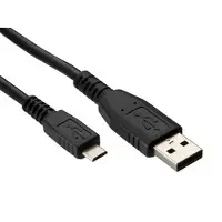 Hamlet XUMICROU150B câble USB USB 2.0 1,5 m USB A Micro-USB B Noir