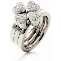 Folli Follie 3r0f064c-56 Ring Argenté 56 Femme