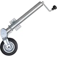vidaXL Roue d'appui 60 mm avec 2 tubes d'appui et 2 pinces