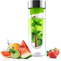 Asobu Bouteille Asobu Flavour It Green Silver 480 ml