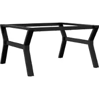 vidaXL Support de table basse en Y 80x70x43 cm acier