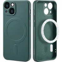 IMoshion Coque Couleur avec MagSafe Apple iPhone 13 Mini - Vert foncé