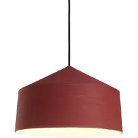 Marset Suspension , Zenc, dimmable, Rouge, Salon / séjour, Plastique, Design