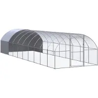 vidaXL Poulailler d'extérieur 3x10x2 m Acier galvanisé