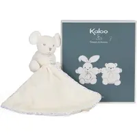 Kaloo Peluche Perle Doudou Souris Crème - jouet souple pour bébé