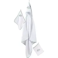 Roba Set Pour Le Bain Happy Cloud - - Cape De Bain + Serviette Et Gant De Toilette