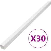 vidaXL Tuyaux d'installation 100x60 mm 30 m PVC