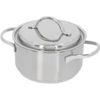 Demeyere - Resto Cuisine Casserole avec couvercle 1,5 l 16 cm - 80016