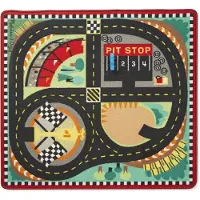Melissa & Doug Autour De La Piste De Course Sur Le Tapis