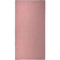 vidaXL Tapis à tissage plat d'extérieur 100x200 cm Rouge