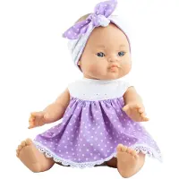 Paola Reina Gordi Poupée bébé fille asiatique Alessandra 34cm vinyle