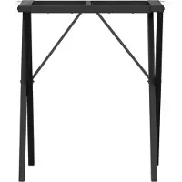 vidaXL Châssis de table de salle à manger en X 60x40x73 cm Acier