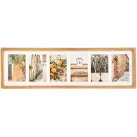 Atmosphera Pêle-mêle Multivues 6 photos en Bois de Manguier 70 x 21 cm