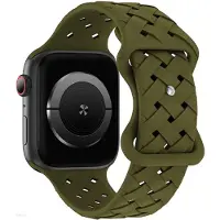 Beline pasek Mi Band 8 Textile zielony/green (Tissu), Sangles de montre, Vert
