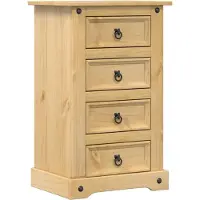 vidaXL Table de chevet Corona 53x39x84 cm bois de pin massif
