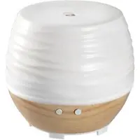 Homedics HM ARM-535 TWT diffuseur aromatique Réservoir Vitrocéramique, Verre, Bois Blanc