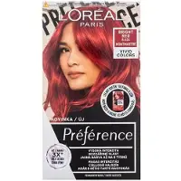 L'Oréal Préférence Vivids coloration cheveux teinte 8.624 bright red 1 pcs